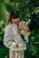 Golfik dla dziecka i mamy (dzianina dresowa) - Beżowy
