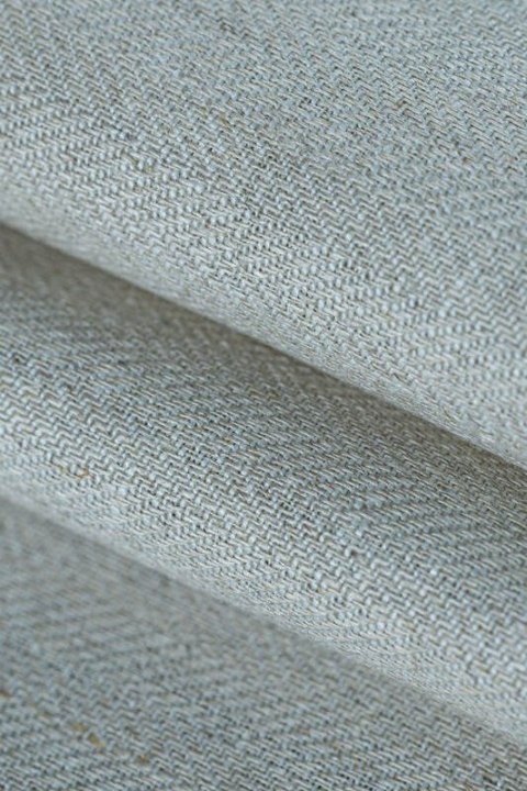 Chusta do noszenia dzieci, splot chevron, 100% len - ARROW - WHISPER - rozmiar XS