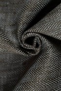 Chusta do noszenia dzieci, splot chevron, 100% len - ARROW - WOOD - rozmiar L