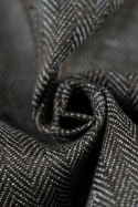 Chusta do noszenia dzieci, splot chevron, 100% len - ARROW - WOOD - rozmiar XL