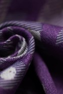 Żakardowa chusta do noszenia dzieci (39% wełna merino, 28% bawełna czesana, 23% len, 10% jedwab tussah) - EKSPERYMENT nr 35 - ro