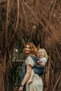 Żakardowa chusta do noszenia dzieci, 54% bawełna, 46% TENCEL™ Lyocell - RAINFOREST - NOCTURNAL - rozmiar S
