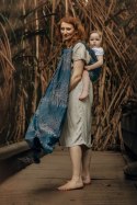 Żakardowa chusta do noszenia dzieci, 54% bawełna, 46% TENCEL™ Lyocell - RAINFOREST - NOCTURNAL - rozmiar S