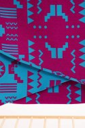 Żakardowa chusta do noszenia dzieci (56% wełna merino, 27% bawełna czesana, 17% jedwab noil) - EKSPERYMENT nr 36 - rozmiar S