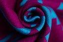 Żakardowa chusta do noszenia dzieci (56% wełna merino, 27% bawełna czesana, 17% jedwab noil) - EKSPERYMENT nr 36 - rozmiar S