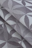 Żakardowa chusta do noszenia dzieci, 55% bawełna, 45% TENCEL™ Lyocell - HEXAFLOWERS - MIRROR - rozmiar XS