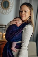 Żakardowa chusta do noszenia dzieci, bawełna - DZIKIE WINO - BOUQUET - rozmiar L