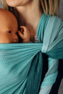 Chusta do noszenia dzieci, tkana splotem jodełkowym, bawełna - EDYCJA DLA PROFESJONALISTÓW - ENTWINE - rozmiar M
