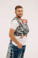 Żakardowa chusta do noszenia dzieci, 100% bawełna - CLOCKWORK - FIX IT - rozmiar S