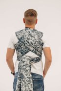 Żakardowa chusta do noszenia dzieci, 100% bawełna - CLOCKWORK - FIX IT - rozmiar S