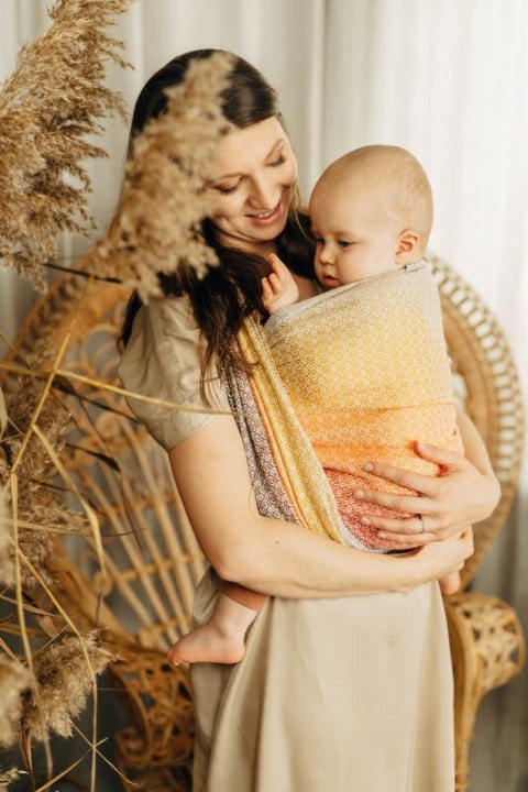 Żakardowa chusta do noszenia dzieci, (100% bawełna) - LITTLE LOVE - MADISON - rozmiar S