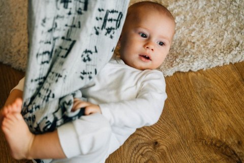 Żakardowa chusta do noszenia dzieci, 100% bawełna - MELODY - POLONAISE - rozmiar S