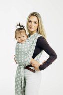 Żakardowa chusta do noszenia dzieci, 100% bawełna - POLKA DOTS - PLOP - rozmiar M