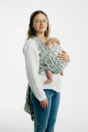Żakardowa chusta do noszenia dzieci, 100% bawełna - POLKA DOTS - PLOP - rozmiar S (drugi gatunek)