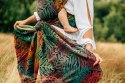 Żakardowa chusta do noszenia dzieci, 100% bawełna - RAINFOREST - DIVERSE - rozmiar M