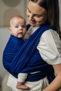 Chusta do noszenia dzieci - KOBALT, splot jodełkowy (100% bawełna) - rozmiar XS