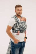 Żakardowa chusta do noszenia dzieci, 100% bawełna - CLOCKWORK - FIX IT - rozmiar XL