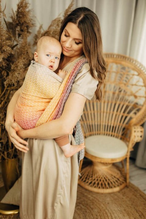 Żakardowa chusta do noszenia dzieci, (100% bawełna) - LITTLE LOVE - MADISON - rozmiar XS