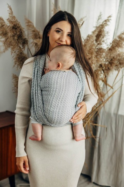 Żakardowa chusta do noszenia dzieci, (100% bawełna) - LITTLE LOVE - PULSE - rozmiar XS