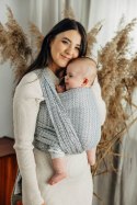 Żakardowa chusta do noszenia dzieci, (100% bawełna) - LITTLE LOVE - PULSE - rozmiar XS