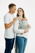 Żakardowa chusta do noszenia dzieci, 100% bawełna - POLKA DOTS - PLOP - rozmiar XS