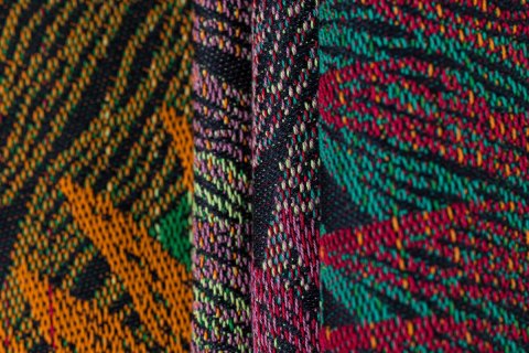 Żakardowa chusta do noszenia dzieci, 100% bawełna - RAINFOREST - DIVERSE - rozmiar XL