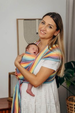 Chusta dla dzieci z niską wagą urodzeniową, tkana splotem skośno-krzyżowym (100% bawełna) - LUNA - rozmiar XL