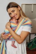 Chusta dla dzieci z niską wagą urodzeniową, tkana splotem skośno-krzyżowym (100% bawełna) - LUNA - rozmiar XL