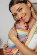 Chusta dla dzieci z niską wagą urodzeniową, tkana splotem skośno-krzyżowym (100% bawełna) - LUNA - rozmiar M