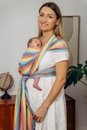Chusta dla dzieci z niską wagą urodzeniową, tkana splotem skośno-krzyżowym (100% bawełna) - LUNA - rozmiar S