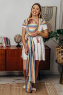 Chusta dla dzieci z niską wagą urodzeniową, tkana splotem skośno-krzyżowym (100% bawełna) - LUNA - rozmiar XS
