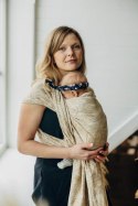 Żakardowa chusta do noszenia dzieci, 100% bawełna - ROSZPUNKA - AURATUM - rozmiar XS