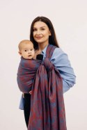 Żakardowa chusta do noszenia dzieci, 100% bawełna - ROSZPUNKA - SWIRL - rozmiar XS