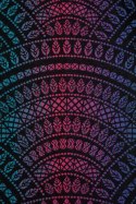 Żakardowa chusta do noszenia dzieci, 60% bawełna, 28% wełna merino, 8% jedwab, 4% kaszmir - PAWI OGON - CZARNY OPAL - rozmiar XS