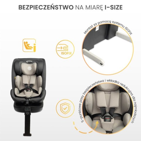 CARETERO FOTELIK FORTIS I-SIZE GREY (40-150)