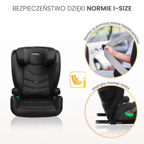 CARETERO FOTELIK NIMBUS I-SIZE 4-12 BLACK (100-150cm)