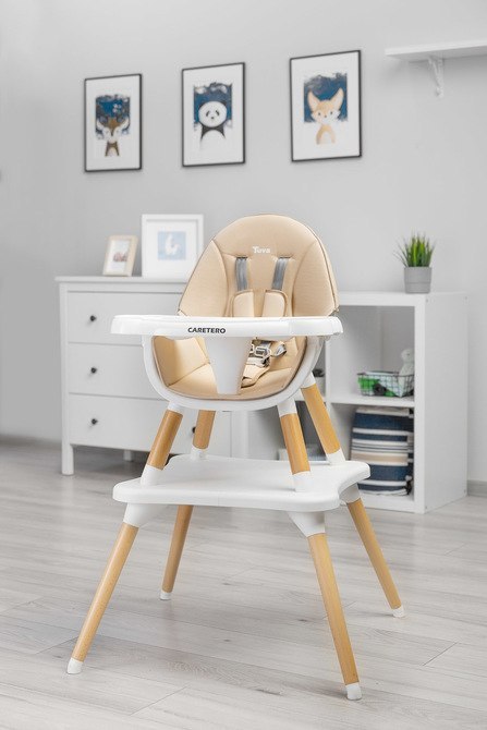 CARETERO KRZESEŁKO DO KARMIENIA TUVA BEIGE