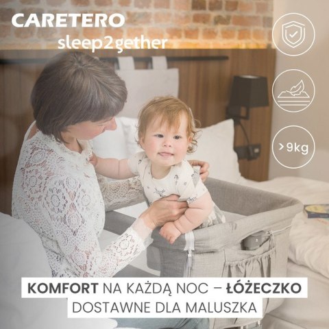 CARETERO ŁÓŻECZKO SLEEP2GETHER GRAPHITE