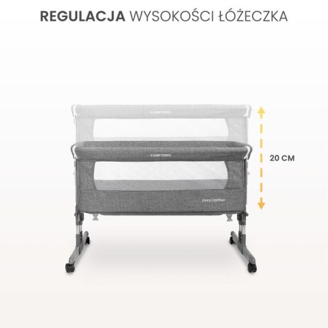 CARETERO ŁÓŻECZKO SLEEP2GETHER GRAPHITE