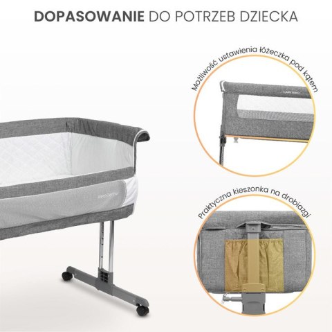 CARETERO ŁÓŻECZKO SLEEP2GETHER GRAPHITE