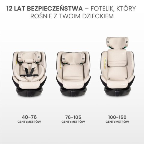 CARETERO FOTELIK LUMI I-SIZE DARK GREY (40-150)