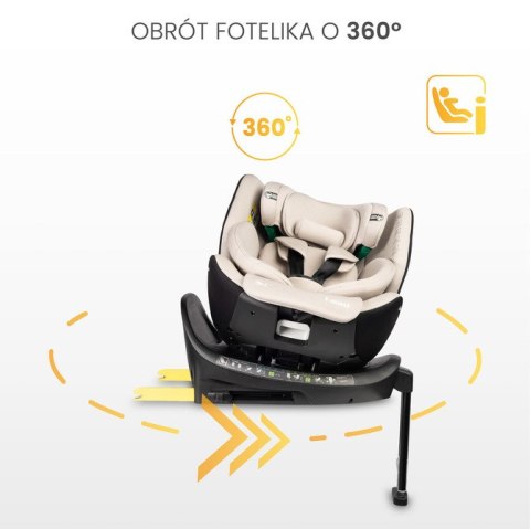 CARETERO FOTELIK LUMI I-SIZE DARK GREY (40-150)