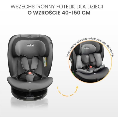 CARETERO FOTELIK MOKKI I-SIZE GREY (40-150)