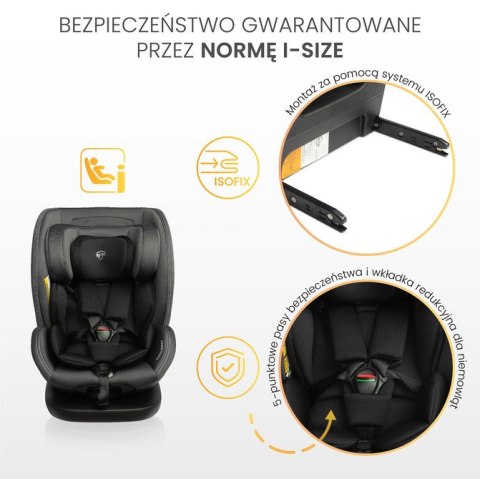 CARETERO FOTELIK SECURO I-SIZE LIGHT GREY (40-150)