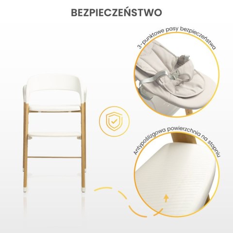 CARETERO KRZESEŁKO DO KARMIENIA 3W1 TRIPLO BEIGE