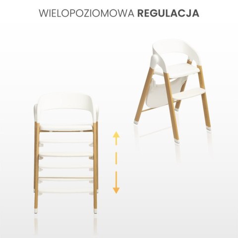 CARETERO KRZESEŁKO DO KARMIENIA 3W1 TRIPLO GREY