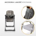 CARETERO KRZESEŁKO DO KARMIENIA VARS GREY