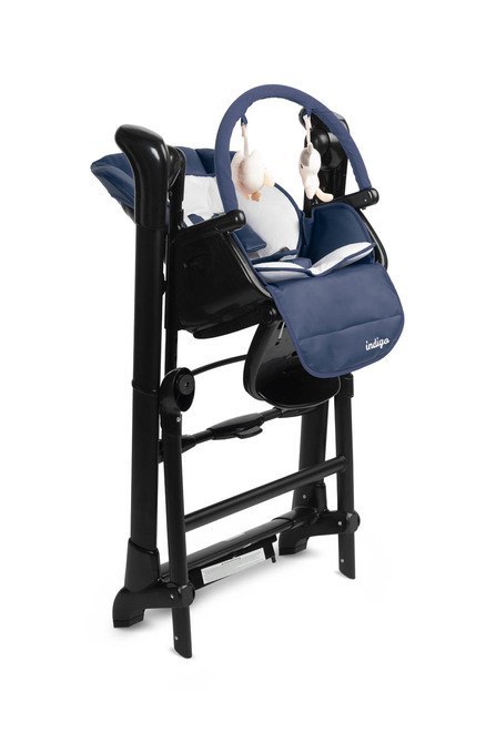 CARETERO KRZESEŁKO + HUŚTAWKA INDIGO BLACK NAVY