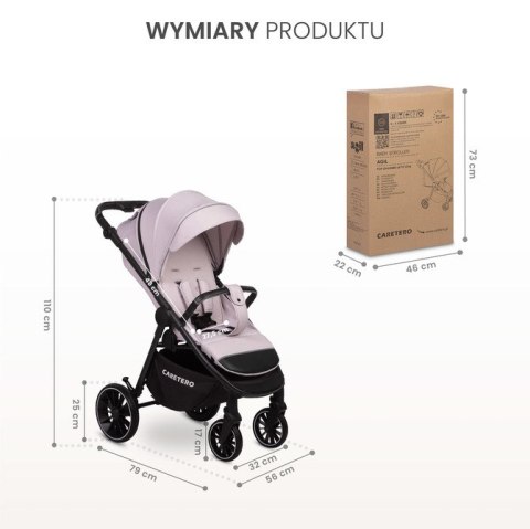 CARETERO WÓZEK SPACEROWY AGIL BLACK