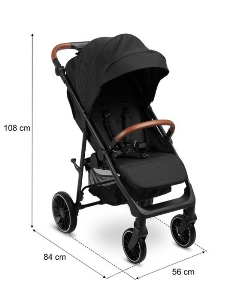 CARETERO WÓZEK SPACEROWY ELMA BLACK